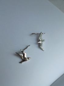 серьги птицы
