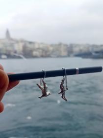 серьги чайки